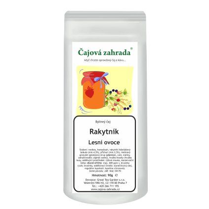 Rooibos Rakytník & Lesní ovoce – sypaný čaj (Varianta rooibos čaj 500g)