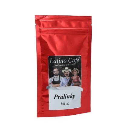 Káva Pralinky – aromatizovaná zrnková Latino Café (Varianta mletá 100g)
