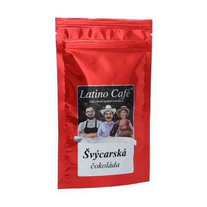 Káva Švýcarská čokoláda – aromatizovaná zrnková Latino Café (Varianta mletá 200g)