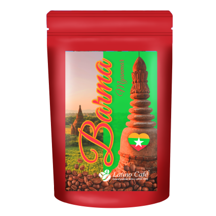 Káva Myanmar (Barma) – čerstvě pražená 100% arabica (Varianta zrnková 200g)