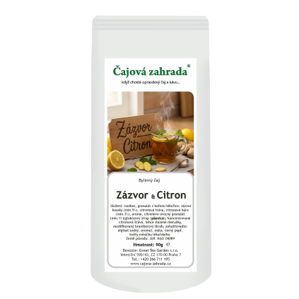 Rooibos Zázvor & Citron – sypaný sypaný čaj (Varianta rooibos čaj 500g)