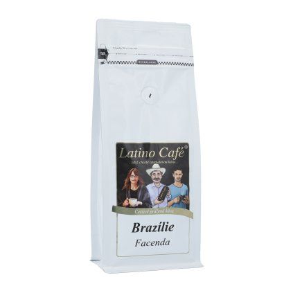 Káva Brazílie Facenda – čerstvě pražená 100% arabica (Varianta zrnková 500g)