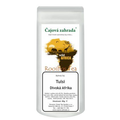 Rooibos Tulsi & Divoká Afrika – sypaný bylinný čaj (Varianta rooibos čaj 1000g)