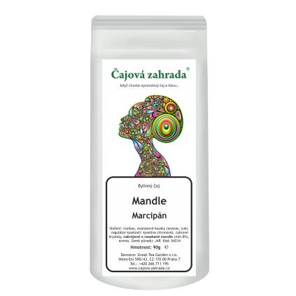 Rooibos Mandle & Marcipán – sypaný bylinný čaj (Varianta rooibos čaj 500g)