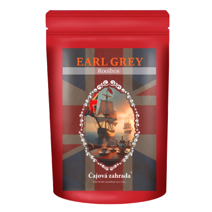 Rooibos Earl Grey – sypaný čaj bez kofeinu (Varianta rooibos čaj 90g)