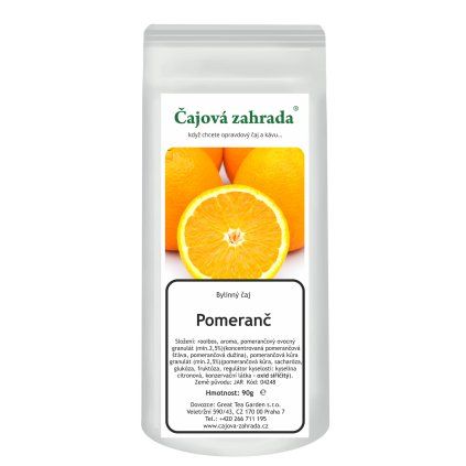 Rooibos Orange – pomerančová směs na bázi rooibosu (Varianta rooibos čaj 500g)
