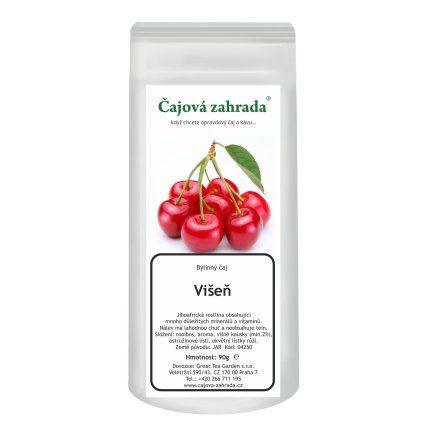 Rooibos Višeň – sypaný bylinný čaj bez kofeinu (Varianta rooibos čaj 1000g)