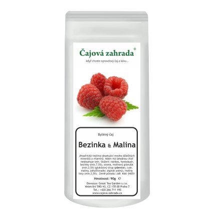 Rooibos Bezinka & Malina – sypaná bylinná směs (Varianta rooibos čaj 90g)